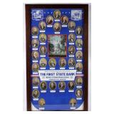Bank Advertising Presidents Poster Circa 1945