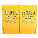Vintage Martin Senour Paint Supplies Cabinet
