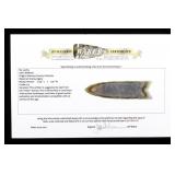 Smoky Agate Midland Projectile Point w/ COA