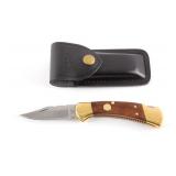 Buck 112 Custom Switchblade Knife w/ Scabbard