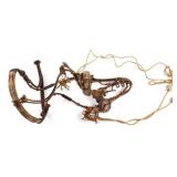Walla Walla Prison Horsehair Headstall c. 1900
