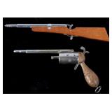 Antique Japanese Mechanical Pistol & Rifle Pencils