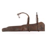 Antique Leather Rifle Scabbard