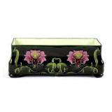 Julius Dressler Art Nouveau Majolica Flower Pot