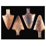 Anaconda Copper Mining Company Cast Arrowheads