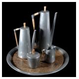Daalderop Royal Holland Pewter Coffee Set 1950