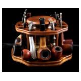 Pipe Collection With Pipe Rack