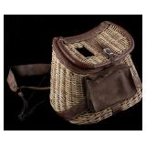 Antique Fishing Creel Basket