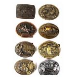 Collection Of NFR Hesston Limited Edition Buckles