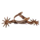 Early Silver Mounted Mexican Vaquero Spurs