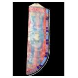 Crow Beaded Polychrome Painted Sheath 19th Century