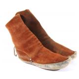 Apache Cactus Kicker Parfleche Moccasins c. 1900