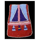 Lakota Sioux Fully Beaded Tomahawk Drop 19th C.