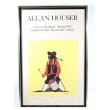 Signed Allan Houser Dartmouth Poster c. 1979