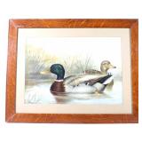 Alexander Pope Jr. Mallard Ducks Chromolithograph