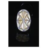 Navajo Sterling Silver and Mother of Pearl Ring