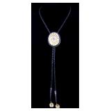 Navajo Mother of Pearl Bolo Tie EXCELLENT