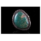 Old Pawn Pilot Mountain Turquoise Ring