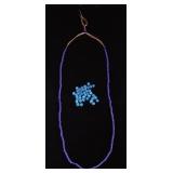 Sand Glass Beads & Glass Pony Beaded Necklace