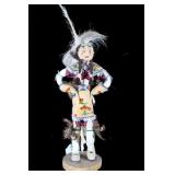 Shoshone Beaded Hide Doll circa 1920