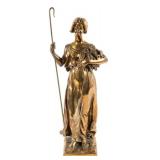 1899 E. F. Pialli Original Bronze Sculpture