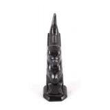 Haida Indian Argillite Carved Totem Pole