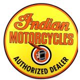 Indian Motorcycle "Dealer" Advertising Sign