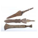 Collection of 19th Century Kuba Kingdom Swords