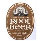 Vintage Henry Weinhard Root Beer Advertising Sign