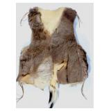Plains Indian Tanned Deer Hide Vest