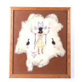 Apache Devil Dance S Harrison Rabbit Hide Painting