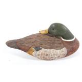 "Smokey Ott" Hand Carved Preening Mallard Decoy