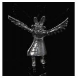 Sterling Silver Dancing Eagle Kachina Pendant