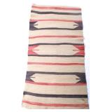 Early Navajo Chinle Hand Woven Wool Runner Rug