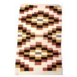 Navajo Native American Crystal Pattern Rug