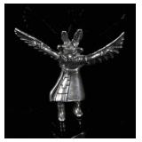 Sterling Silver Dancing Eagle Kachina Pendant