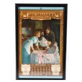 1910 Milwaukee Calendar Doctor Lithograph