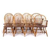 Collection of Windsor style Nichols & Stone Chairs