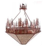 Meyda Tiffany Wildlife at Pine Lake Chandelier