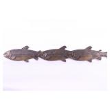 Rick Rowley Original Trout Bronze Sculpture