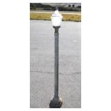 Early Cast Iron & Glass Street Light c. 1900