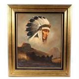 John Stanford Chief Portrait & Landscape Painting