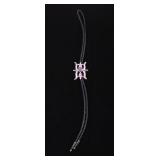 Sterling Silver Sand Cas143t Sugalite Bolo Tie