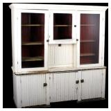 Mercantile Primitive Beadboard Hutch 1800