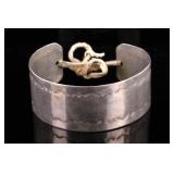 Navajo First Phase Silver Trade Bracelet 19th C.