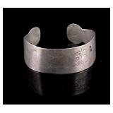 Navajo First Phase Silver Trade Bracelet 19th C.