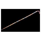 Sioux Fully Beaded Walking Cane c. 1800