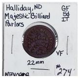 Majestic Billard Parlors,  Halliday, N.D.  R-4