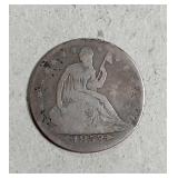 1853-O w/arrows  Seated Half Dollar  G-details