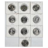 10  1979-D  Susan B.Anthony Dollars   AU-BU